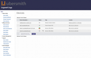 Ubersmith - Portal device management