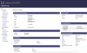 Ubersmith - Portal Multiple Contacts